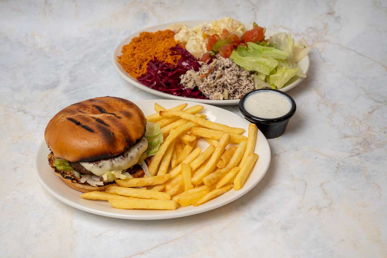 Gün Angus Beef Burger Platter