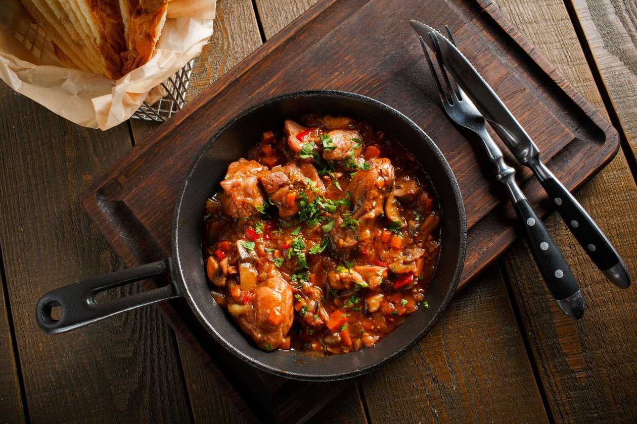 Spicy Chicken Pan