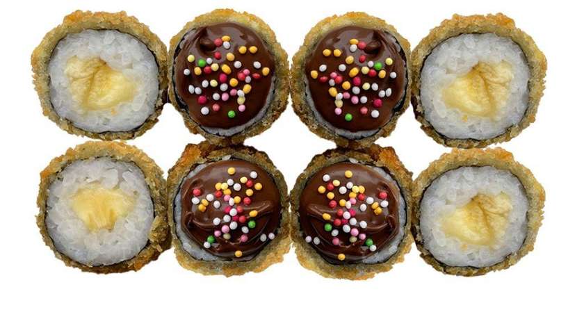 Banana Roll with Nutella