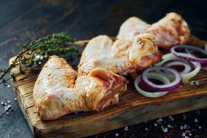 Marinated chicken wing
