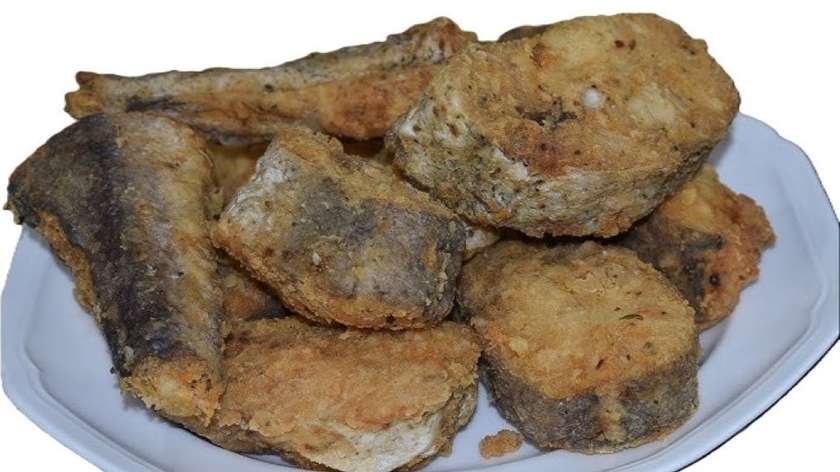Fried Amah  Fish( Silver Hake fish like Cassava fish )