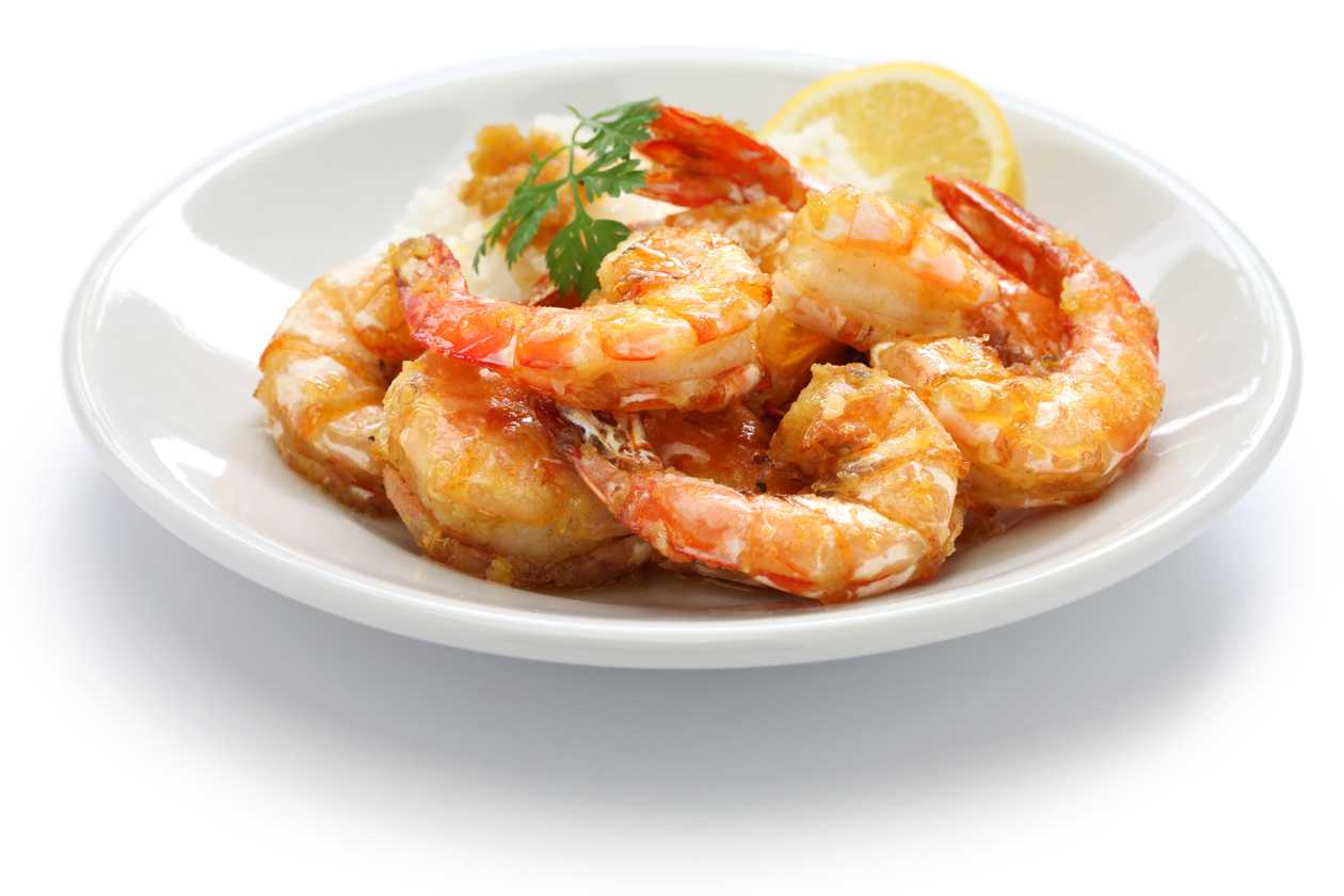 Shrimp with garlic