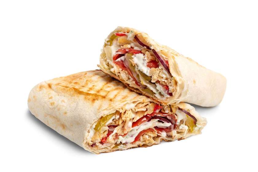 Medium Potol shawarma vegan wrap