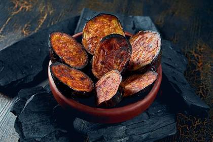 Grilled eggplant