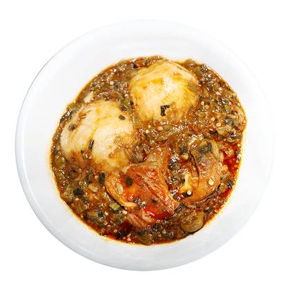 Banku with Okro Soup