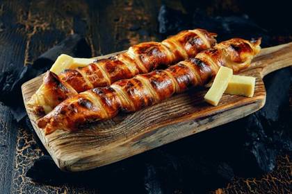 Khachapuri Grilled on a Mangal