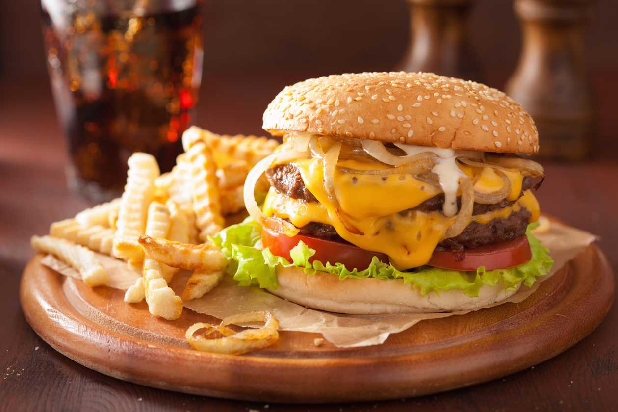 Double cheeseburger
