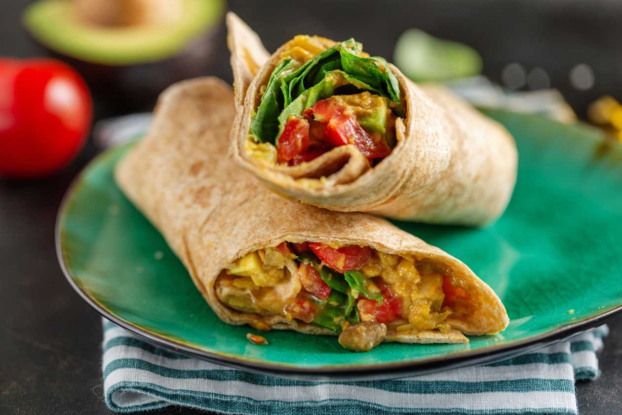 Vegetarian wrap