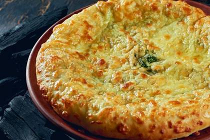 Megrelian Khachapuri with Herbs