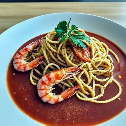 Shrimps Tagliatelle