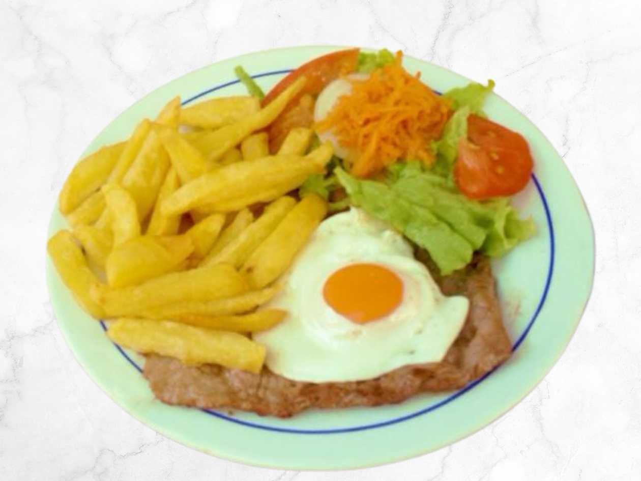 Beef Steak w/ French Fries & Salad