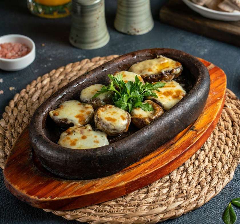 Mushrooms with Cheese