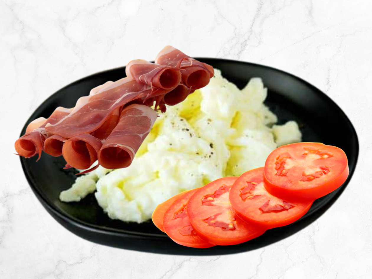 Egg Whites w/ Smoked Ham & Tomato