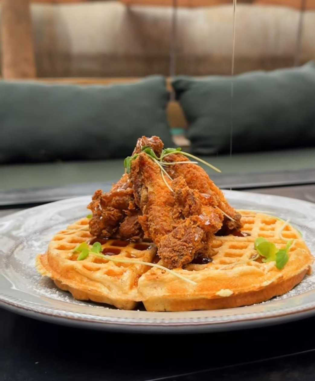 Chicken and waffle