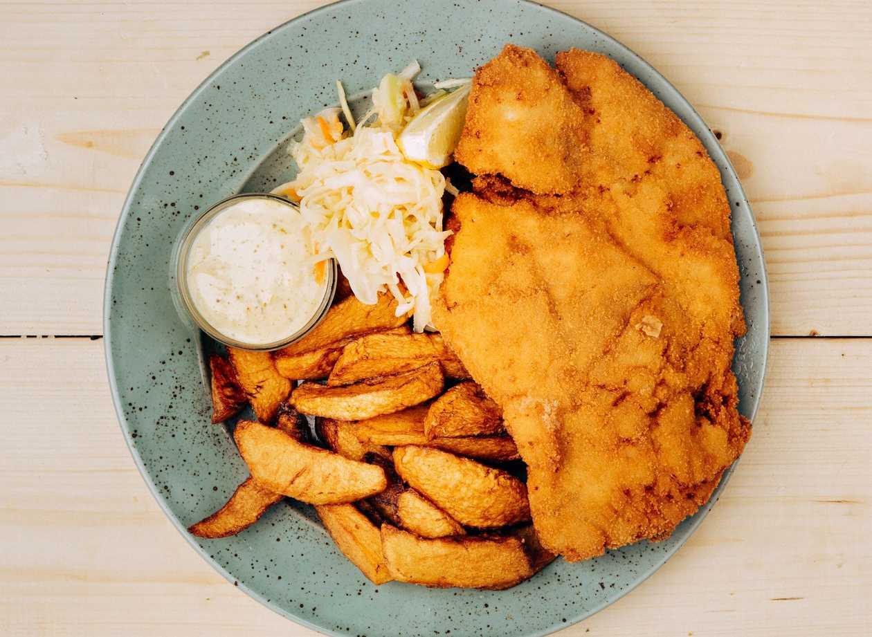 Pork Schnitzel with Side Dish