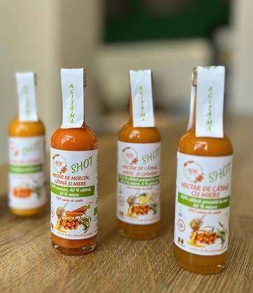 Organic sea buckthorn, ginger, honey