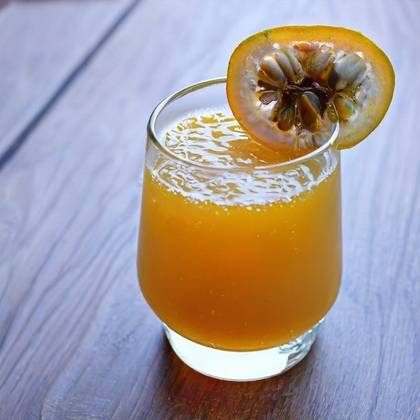 Orangeade with mint