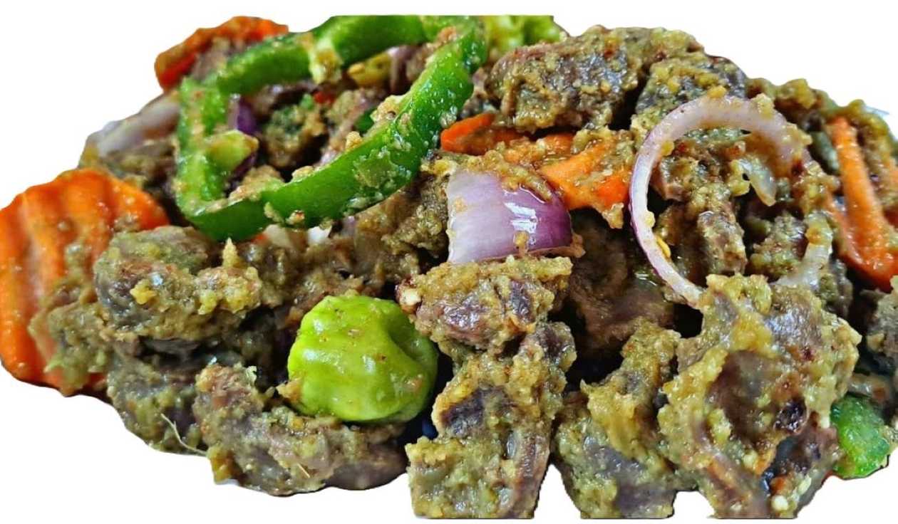 Peppered Gizzard with Veggies (400g Gizzard )