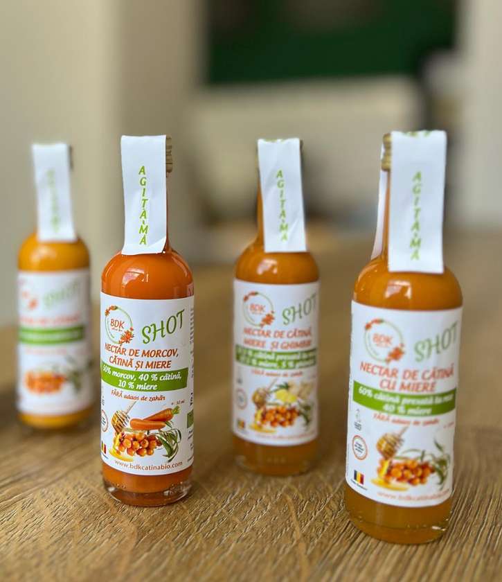 Organic sea buckthorn, carrot, honey