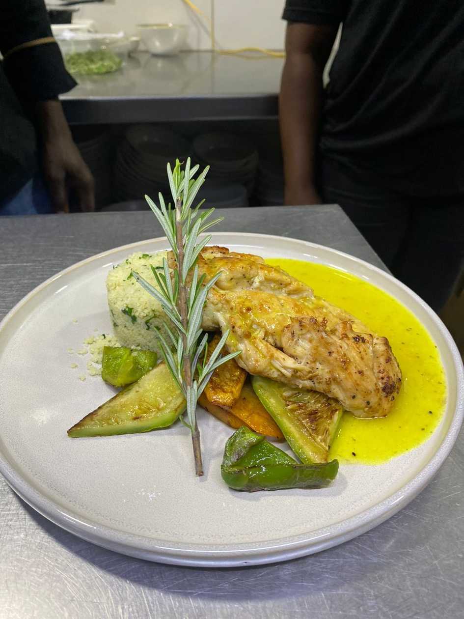 Grilled chicken with Couscous