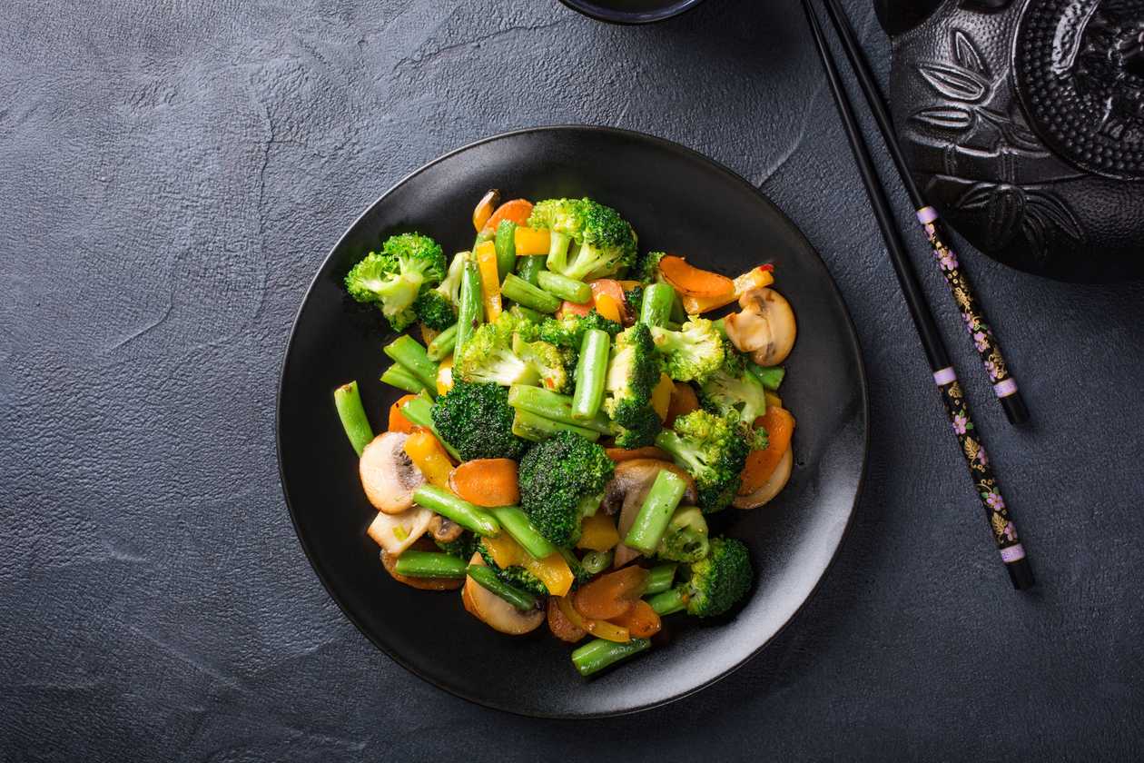 Stir-fry vegetables