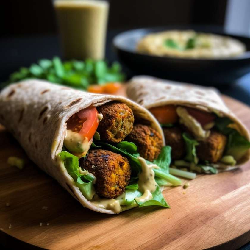 Falafel wrap