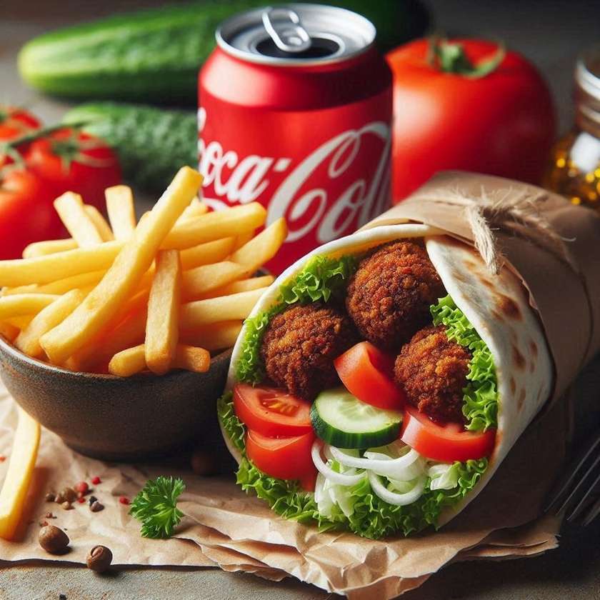 Falafel Wrap (Menu)