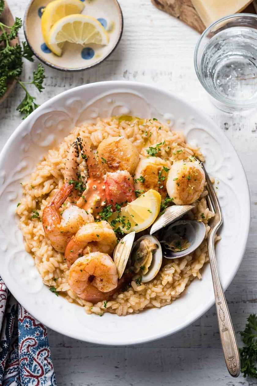 Risotto cu fructe de mare