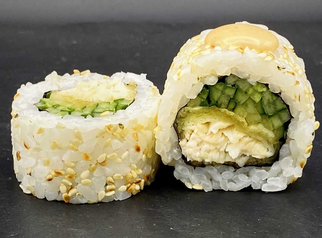 Uramaki Maślana w Tempurze