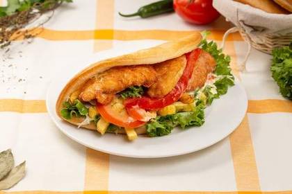 Small Chicken Schnitzel Sandwich