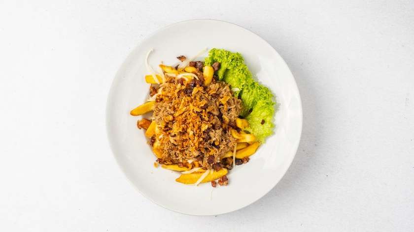 Pulled Long-Roasted Pork On Our Fries