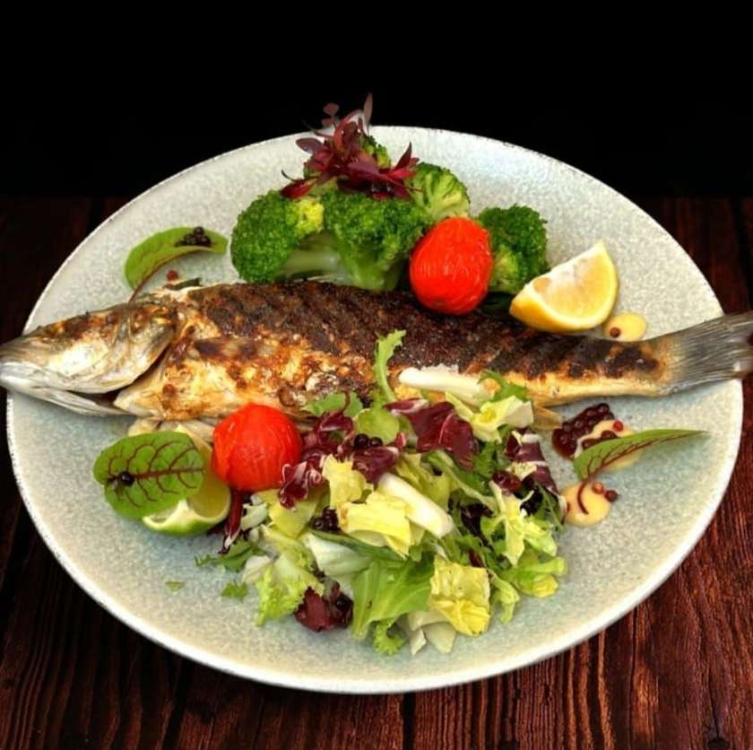 Biban de mare la gratar