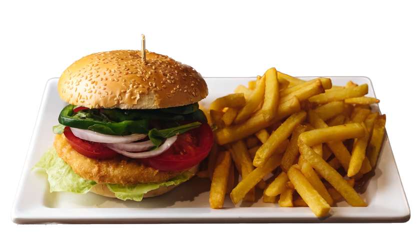 Bread Crumbed Chicken Fillet Burger
