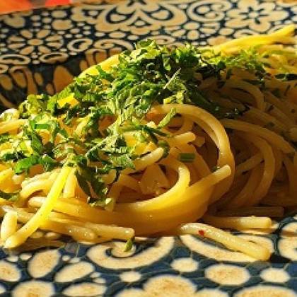 Spaghettti aglio, olio e peperoncino