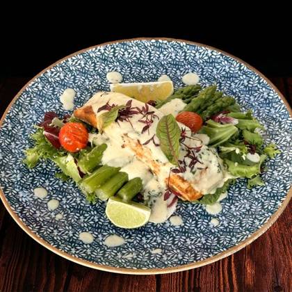 Salmone al basilico