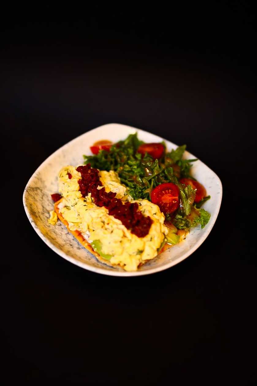 Avocado Toast with Scramble