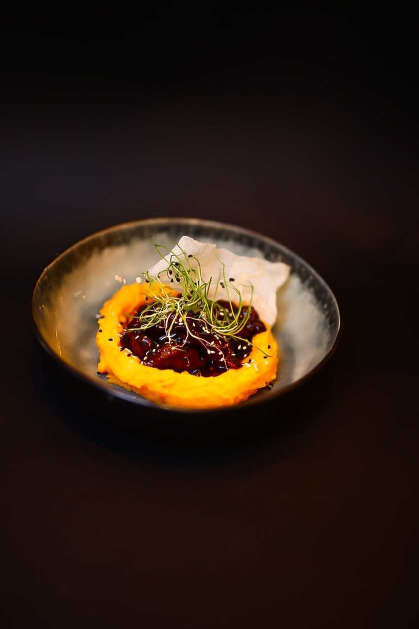 Pumpkin Puree with Veal in Sweet and Sour Sauce (300g)