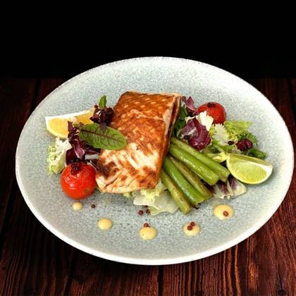Salmone alla grilia
