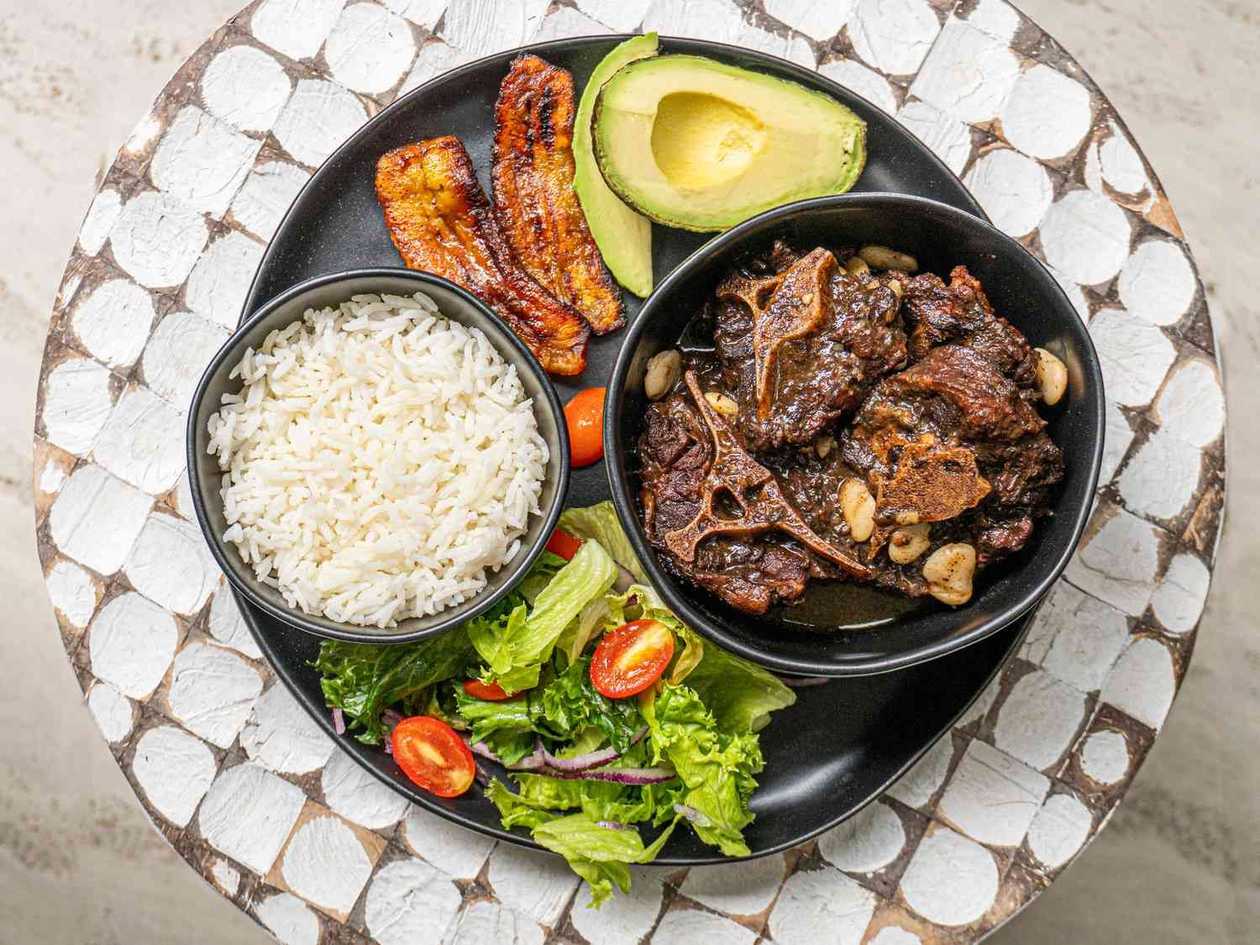 Oxtail with Rice or Ugali or Chapati