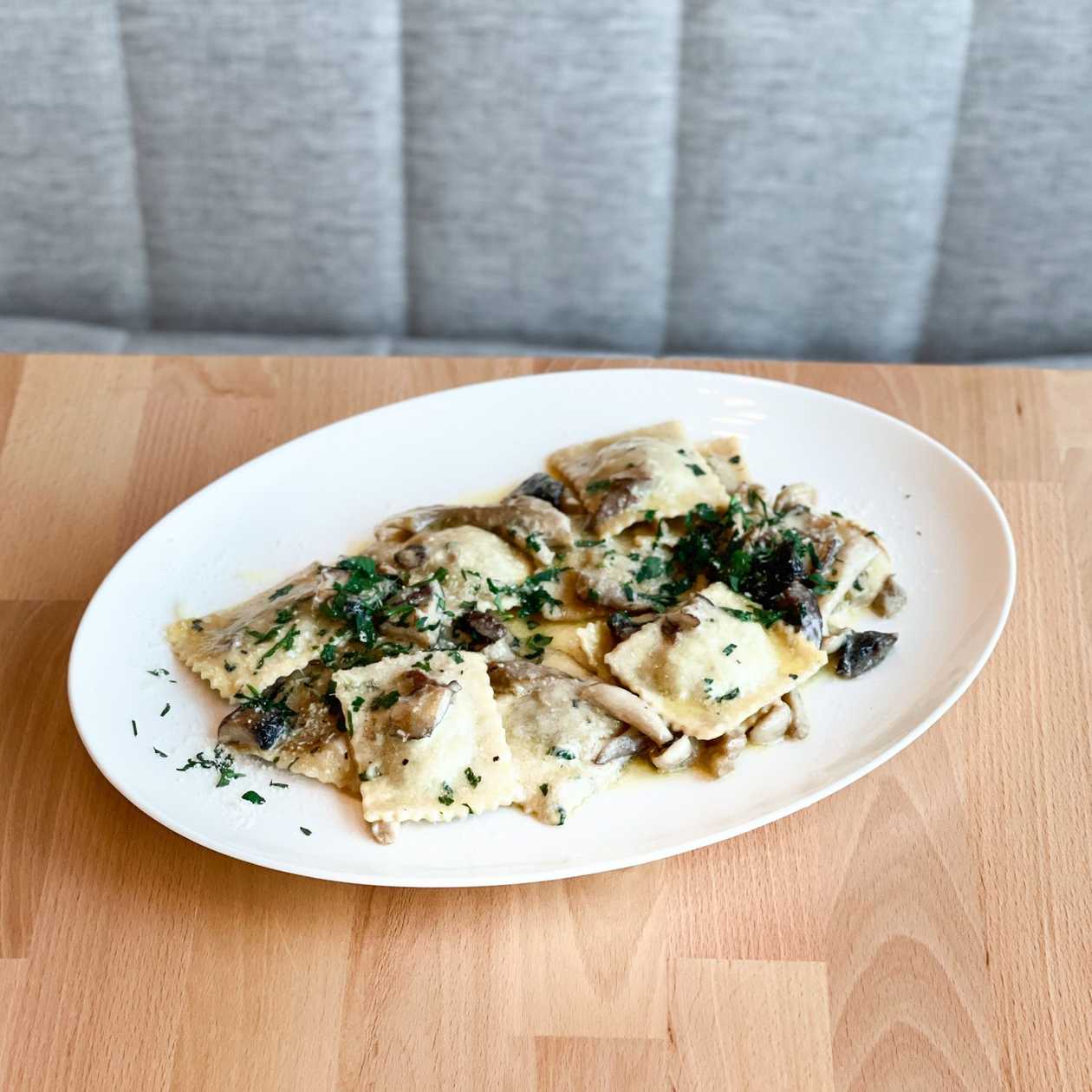 Ravioli ai funghi porcini