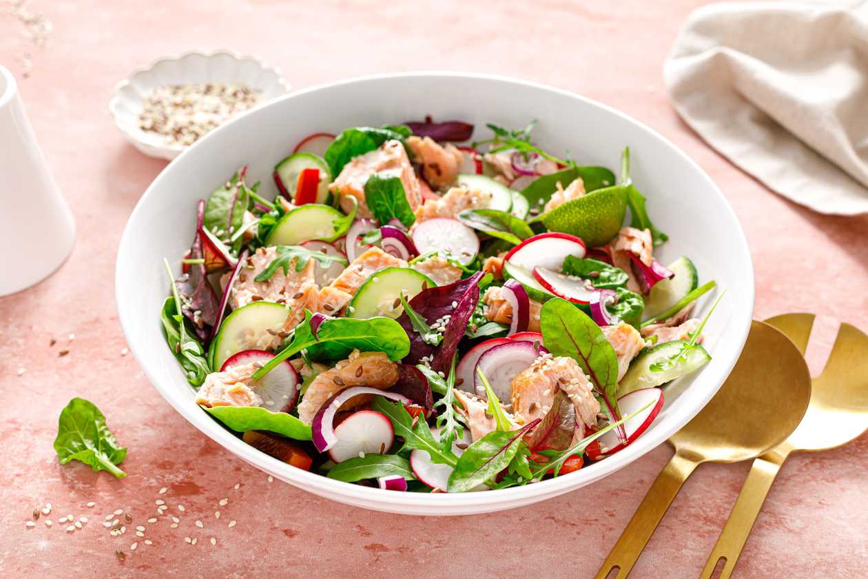 Salmon salad