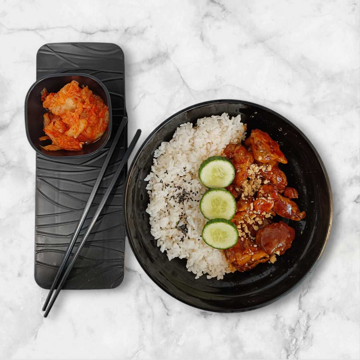 3. Maewoon Dakanjeong Bokkeumbap (Spicy Dakanjeong)
