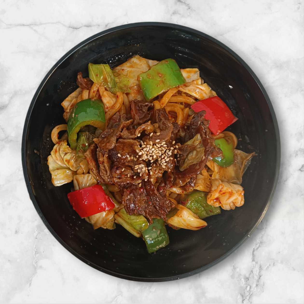 15. Korean Spicy Udon beef