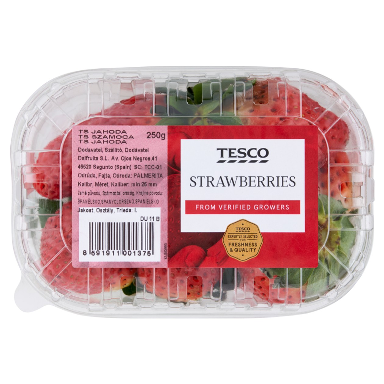 Tesco Strawberries 250 g