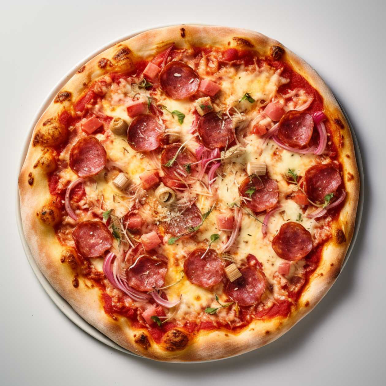 Medium messicana pizza