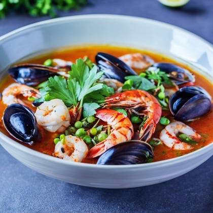 Seafood soup