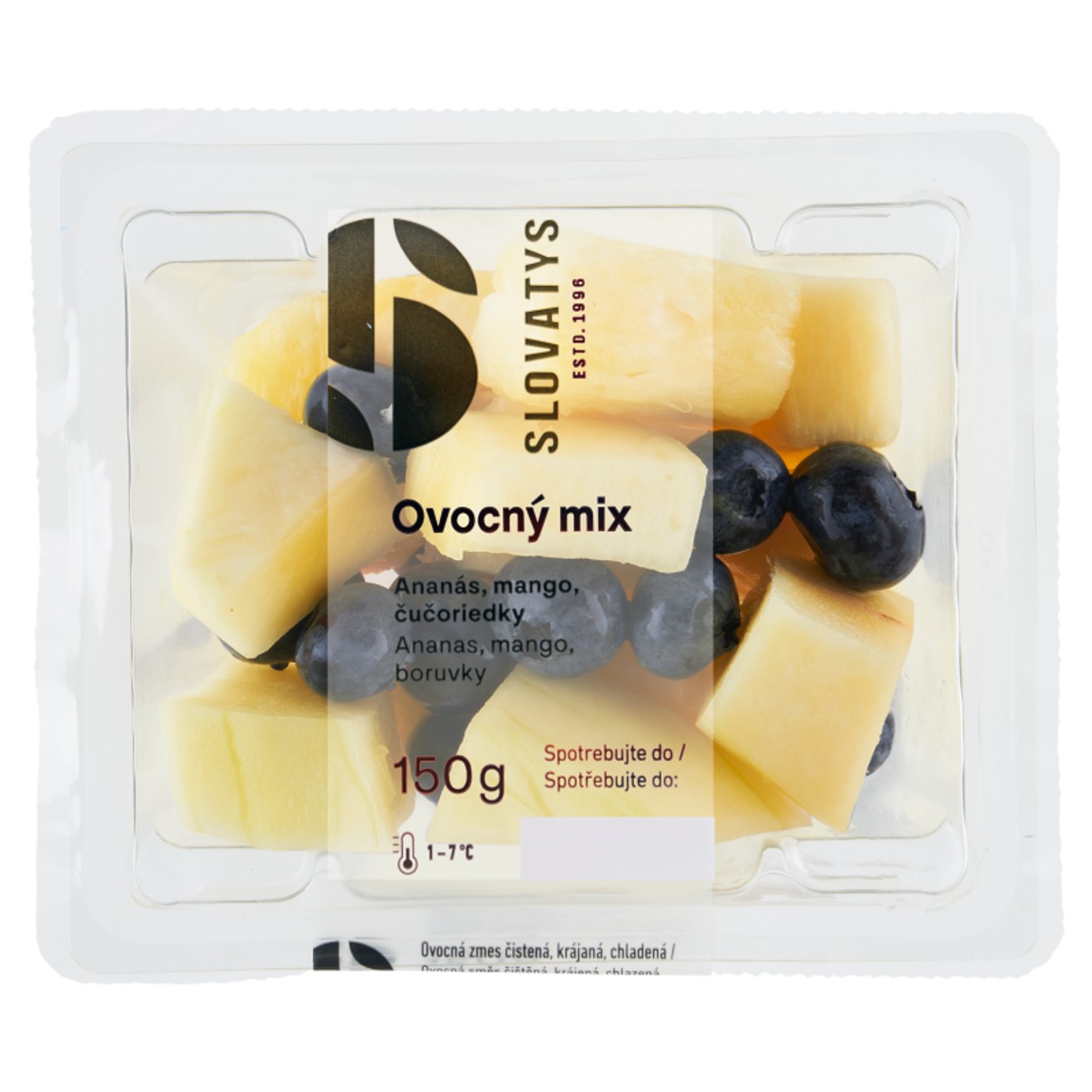 Slovatys Ovocny Mix Ananas Mango Cucoriedka 150 g
