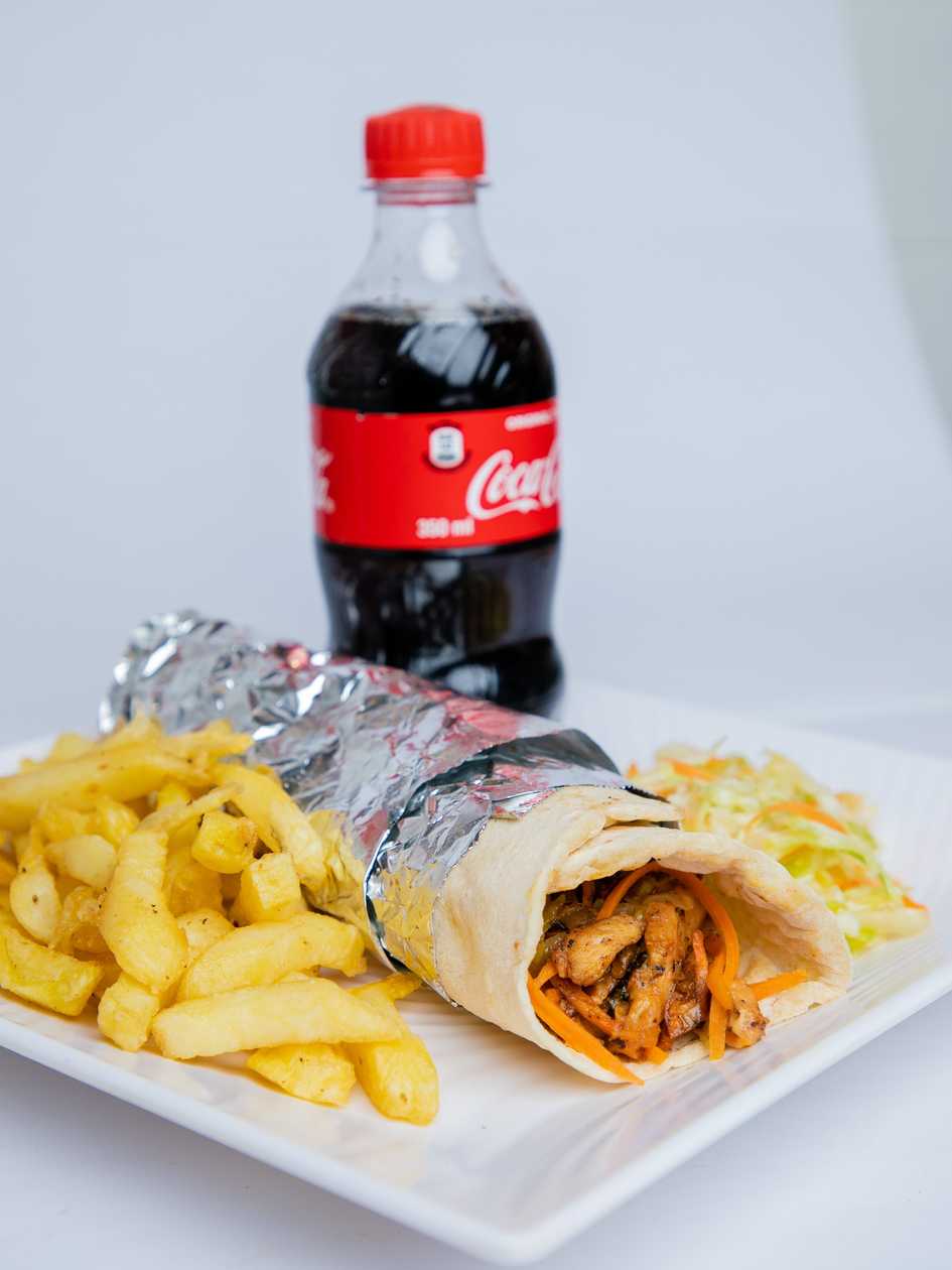 Wrap and 350ml Soda