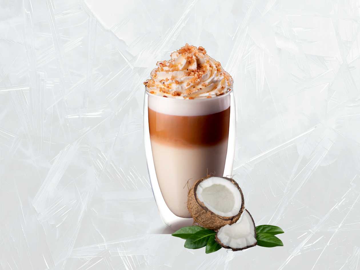 Trdlokafe latte kokosové