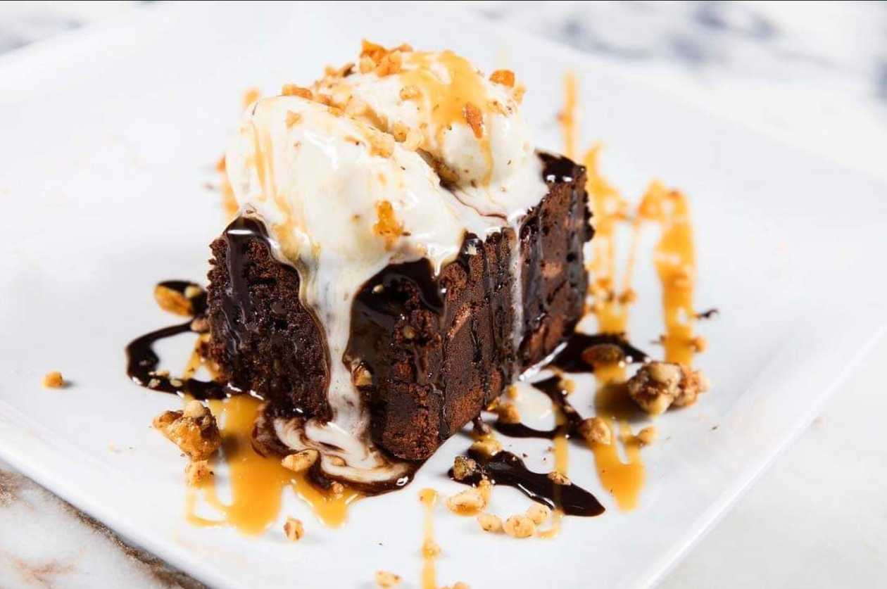 Brownie with Ice Cream